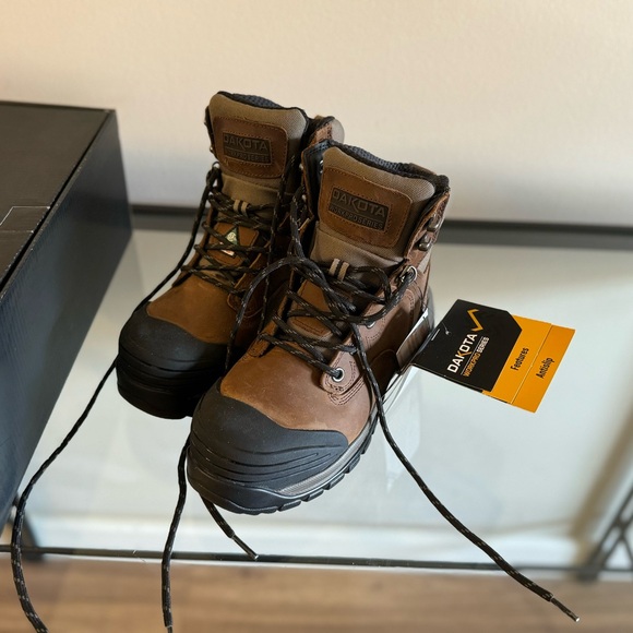 NWT - Dakota Women's 6 Inch 6030 Steel Toe Steel Plate Tarantula - US 6 - Picture 6 of 7